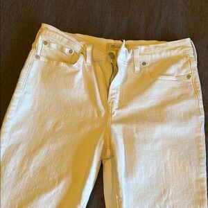 Madewell Women's White Ankle & Cropped Jeans